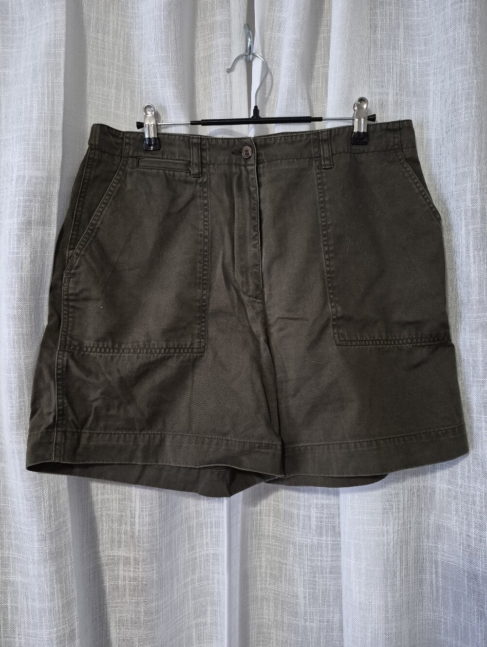 Jones New York Olive Green Utility Shorts